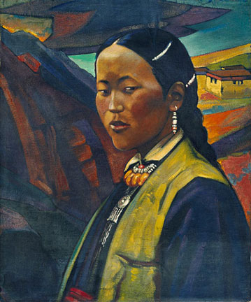 С.Н. Рерих. Девушка из Лахула. 1930-е