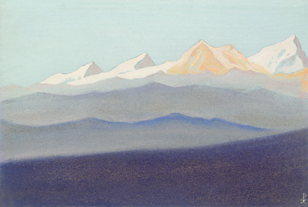 Н.К. Рерих. Тибет [Игра цвета]. 1942 
