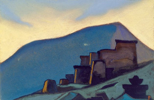 Н.К. Рерих. Тибет [Монастырь]. 1945