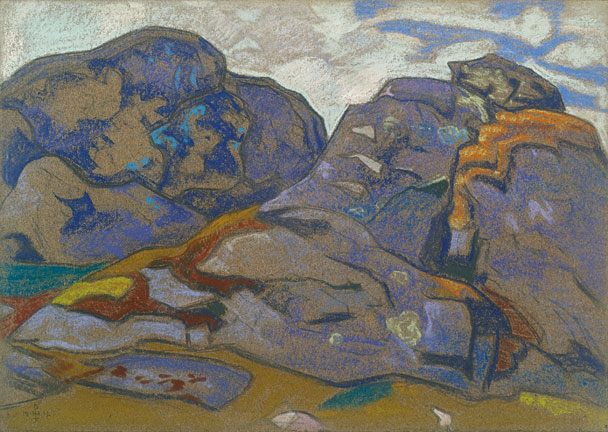 Северный пейзаж. Из серии «Ладога». Эскиз. 1917