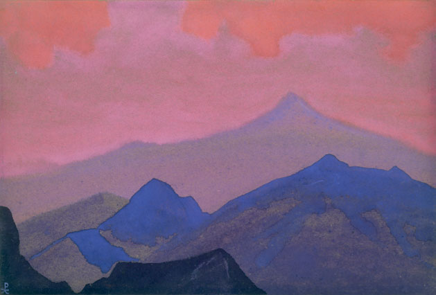 Н.К. Рерих. Гималаи. Вечер. 1935–1936
