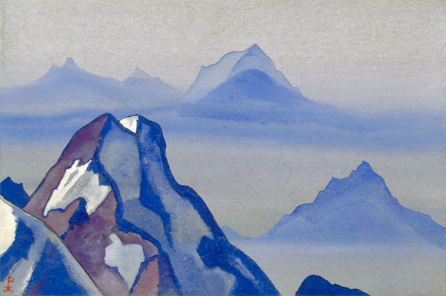 Н.К. Рерих. Гималаи [К вершине]. 1938