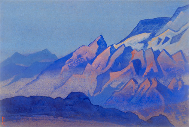 Н.К. Рерих. Гималаи [Ночные скалы]. 1939