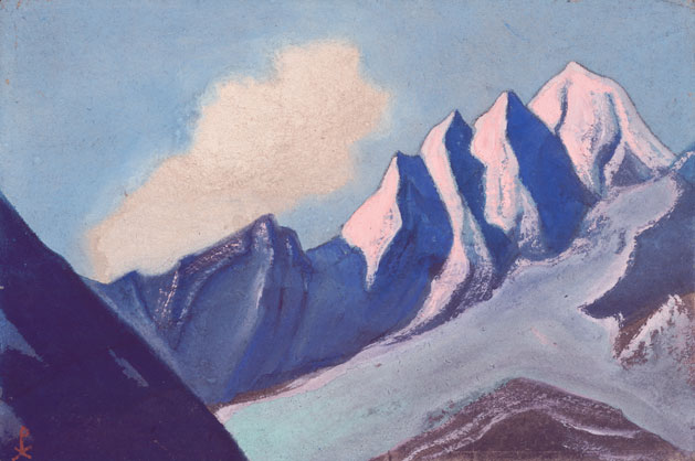 Н.К. Рерих. Гималаи [Плененные камнем]. 1945