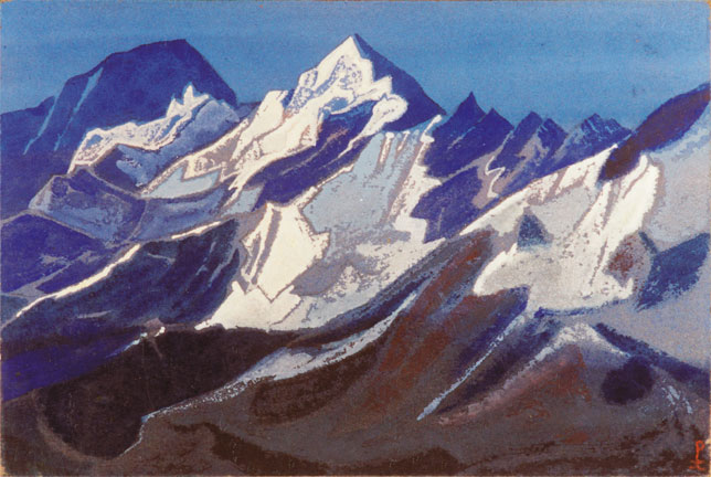 Н.К.Рерих. Гималаи [Сверкающие снега]. 1941