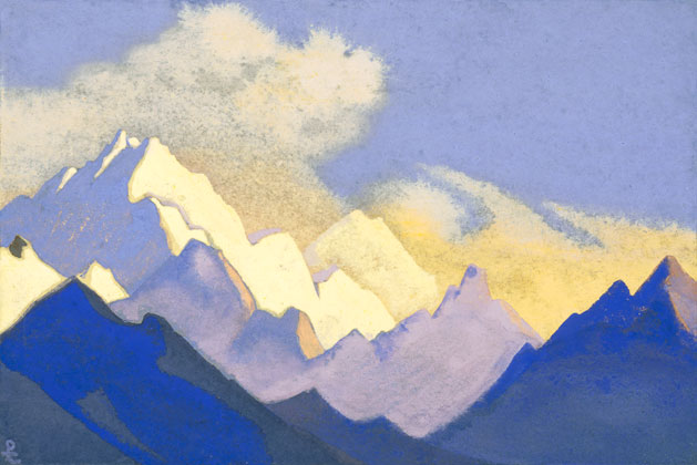 Н.К. Рерих. Гималаи [Разноцветье снегов]. 1937