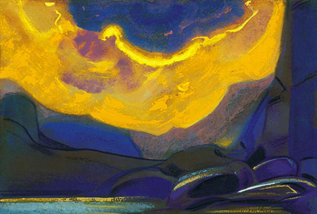 С.Н. Рерих. Желтое облако. 1949
