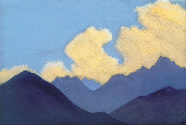 Н.К. Рерих. Лахул [Облака над синей грядой]. 1937