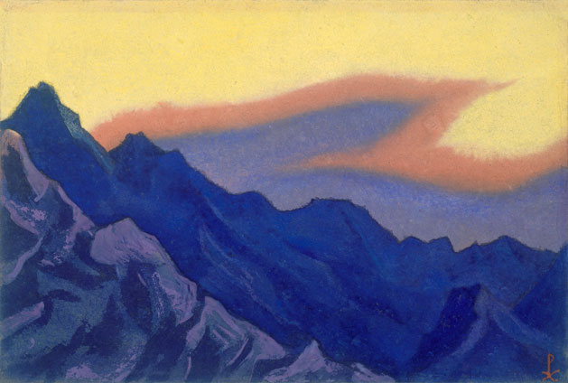 Н.К. Рерих. Гималаи [Небесное пламя]. 1945