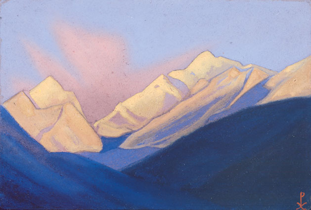 Н.К. Рерих. Гималаи [Ликование утренних снегов]. 1945