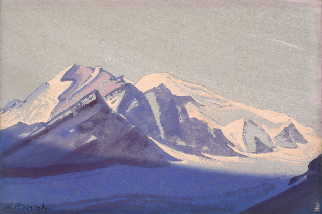 Н.К. Рерих. Вечер. Гималаи. 1937