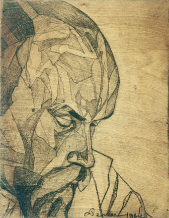 С.Н. Рерих. Портрет Н.К.Рериха. 1918