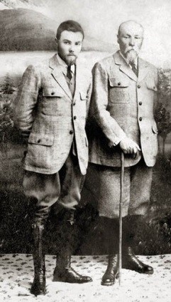 Николай Константинович и Юрий Николаевич Рерихи